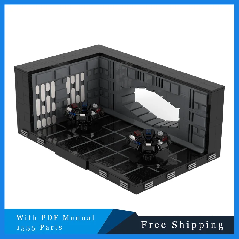 

1555 PCS MOC Star Battle Series Classic Game Scenes Modular Building Blocks Model Set Kid DIY Assembly Display Toy Festival Gift