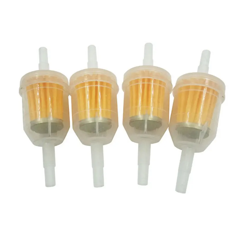 5Pcs Universal Large Inner Gas Fuel Filter Petrol 6mm / 1/4