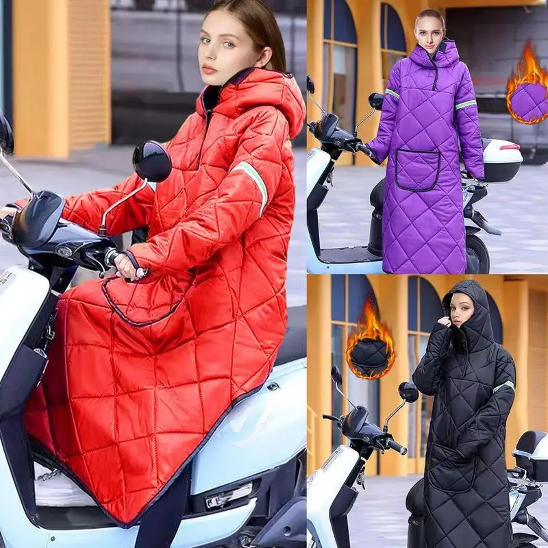 Bike Body Blanket Rain Wind Cold Protection Raincoat Universal Waterproof Bike Leg Cover Comfortable Thick Windshield Wind Cover