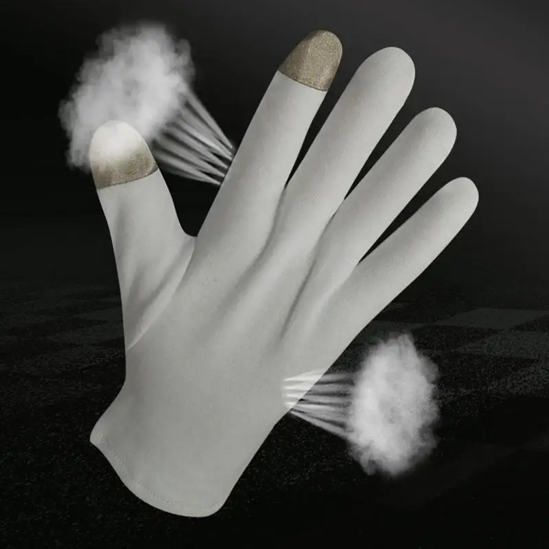 Moisturizing Gloves Silver Fiber Beauty Gloves For Hands Night Cotton Hand Gloves For Sleeping Beauty Dry Hands Inspection