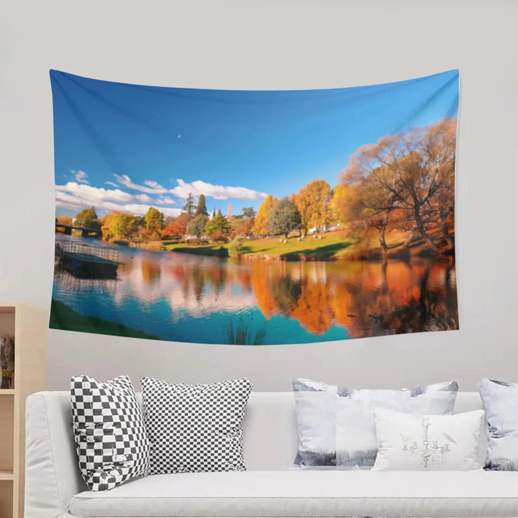 Custom Tapestry Personalized Photo Tapestry Wall Hanging for Bedroom, Living Room & Dorm Decor, Modern Home Wall Art