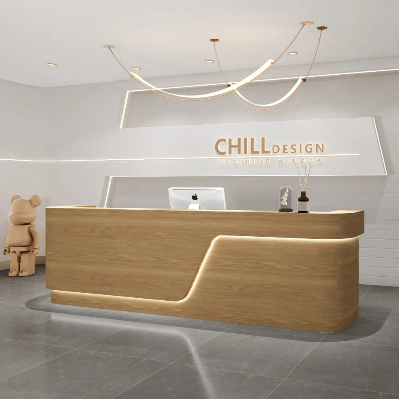 Simple modern Reception Desks beauty salon clothing Reception Desks store dental clinic Office Furniture Военное дело ZY40JDT