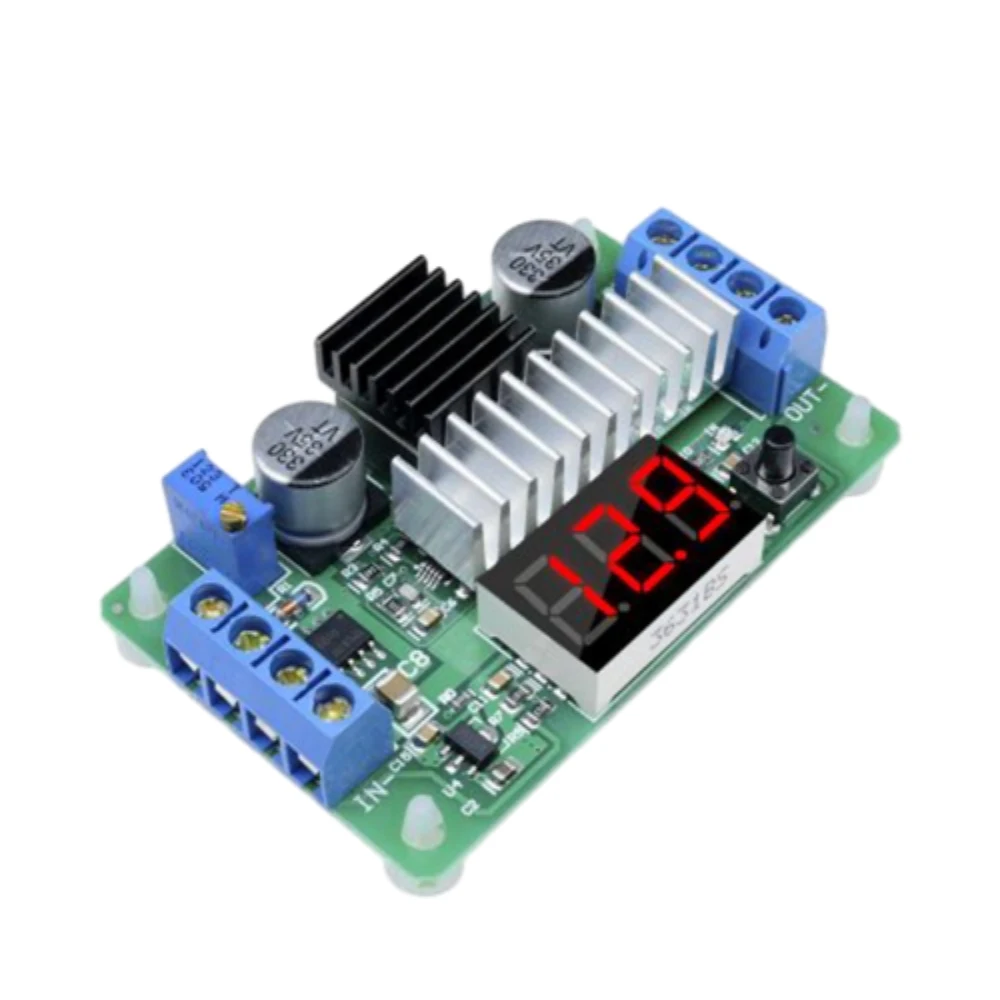 DC-DC Convertor 100W Boost Buck power Supply Module DC3.5-30V to DC3.5-30V Step-up and Down Adjustable Power Board with Display