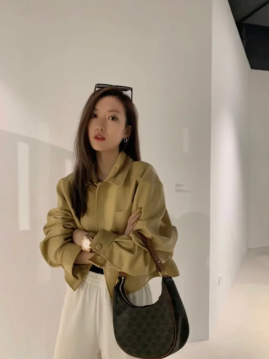 Mode Hohe Qualität Natürliche Leder frauen Schaffell Mantel frauen Jacken Spring2024 Übergroßen Weiblichen Jacke Chaqueta Zjt410