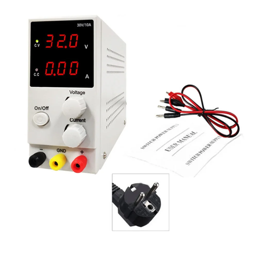 

Регулируемый импульсный источник питания постоянного тока K3010D 30В 10А с трехразрядным дисплеем, подходит для различных применений в энергетике.