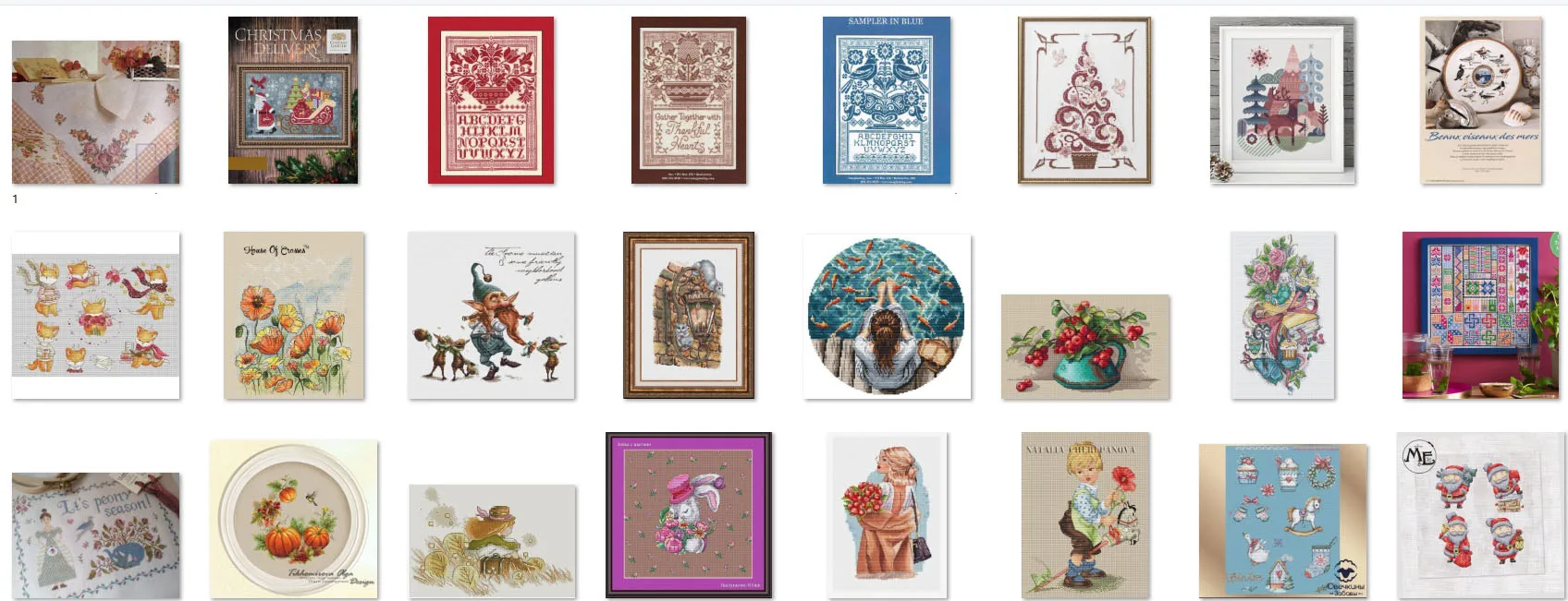 Full Embroidery Needles Thread Cross Stitch set   Cotton Counted Embroidery Kits Canvas DIY Art Pumpkin and little bird 35-36