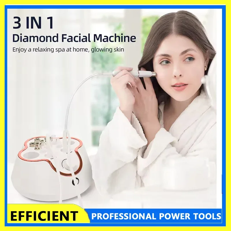 Professional Diamond Microdermabrasion Machine Home Use Facial Peeling Beauty Machine Exfoliation Face Deep Cleaning Skin Care