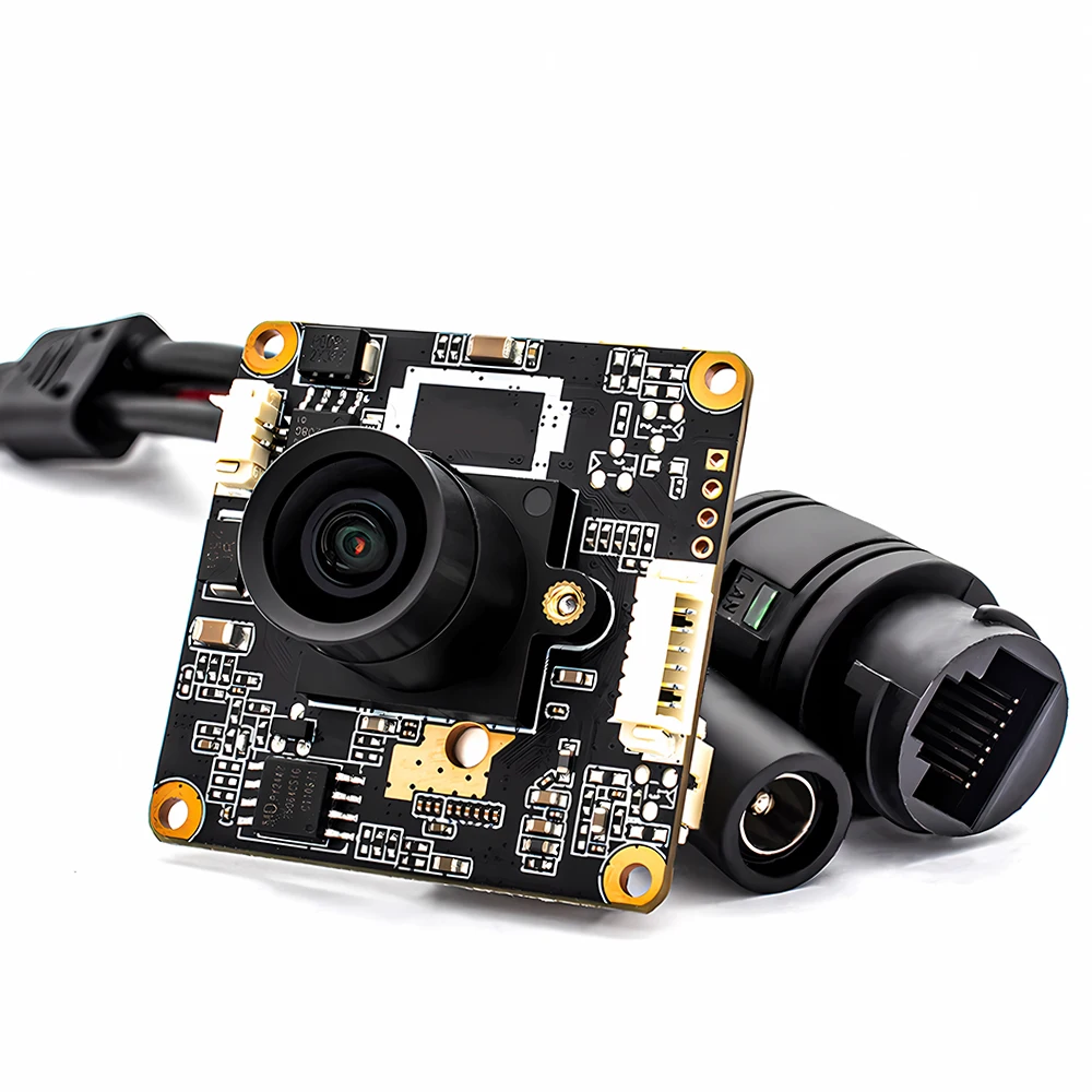 WGWK IP Camera Board IMX307 3MP Ultra Low illumination With 2.0mm 111° No Distortion Onvif H.265 RTSP POE Security Webcam Module