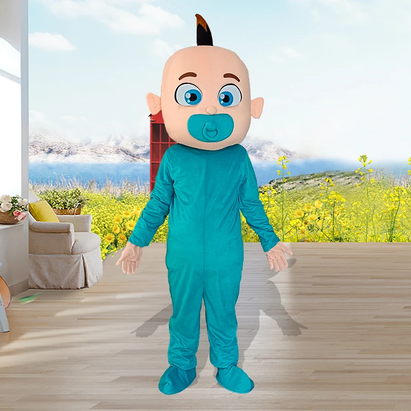 JJ Doll Cosplay Blue Baby Boy Mascot Cartoon Characters Fancy Cosplay Mascot Costume for Halloween Mascot Parties