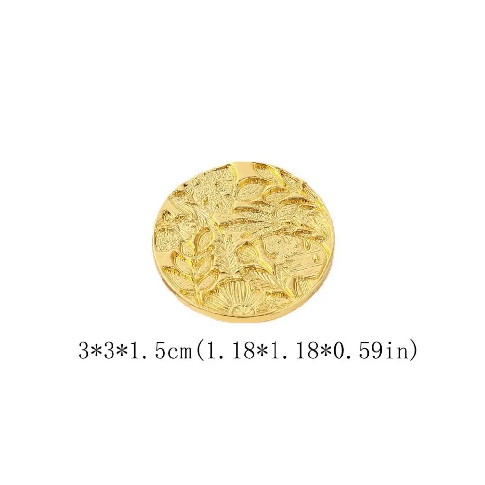 DIY Tool Butterfly Wax Seal Stamp Snowflake European-style Retro Sealing Wax Stamp Head Removable Mini