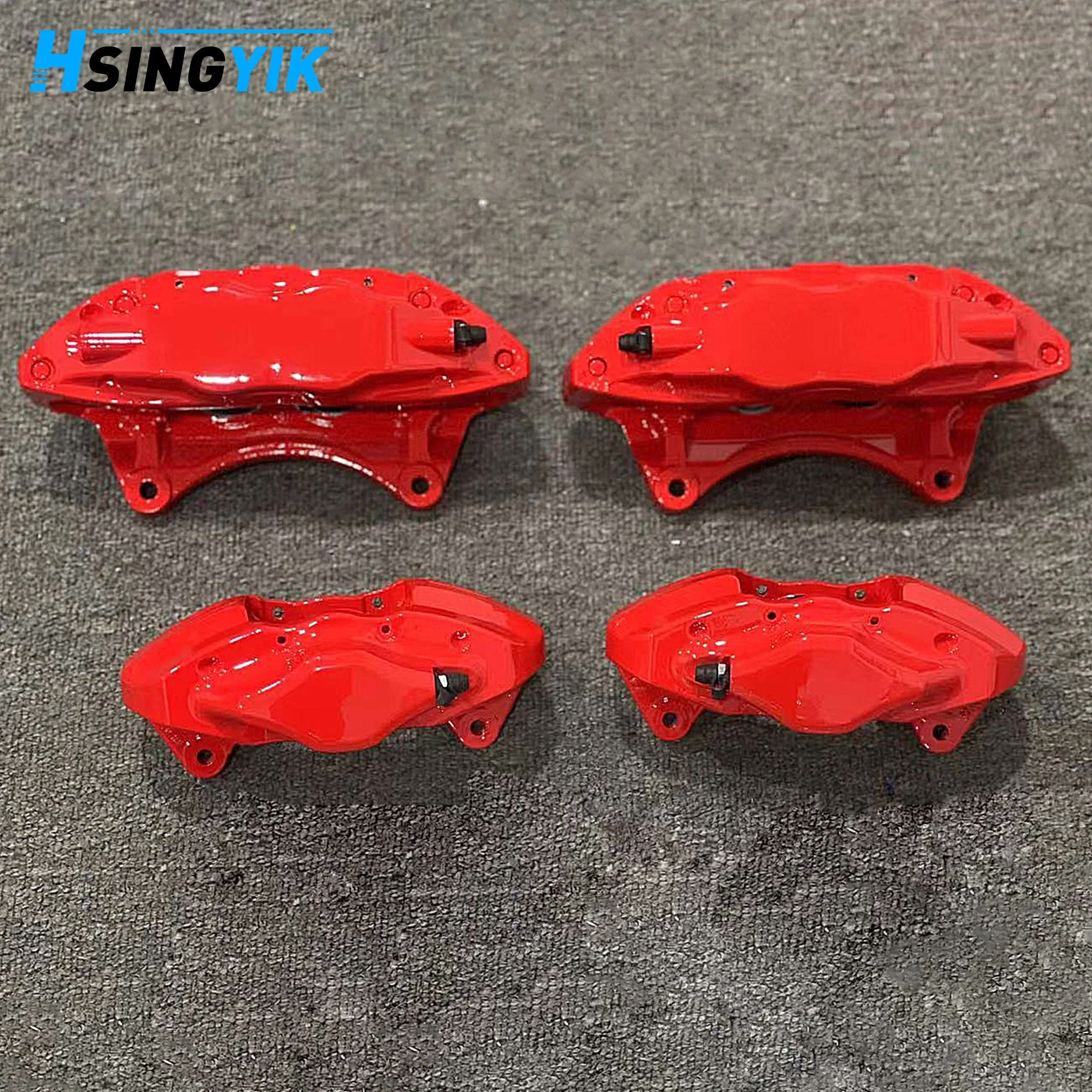OEM Brake Caliper Perfect Coated for Subaru STi Front Rear Set Calipers 4 Piston Red Impreza WRX!