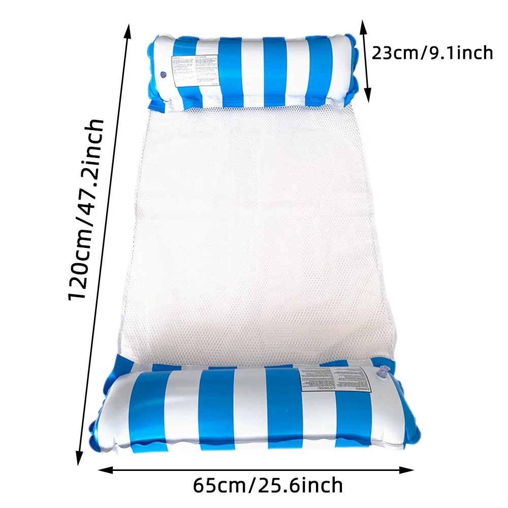 1er-Pack Hängematte-Pool-Schwimmtiere für Erwachsene, Mehrzweck-aufblasbare PVC-Wasser-Hängematte-Lounge-Schwimmtiere – Detail 9
