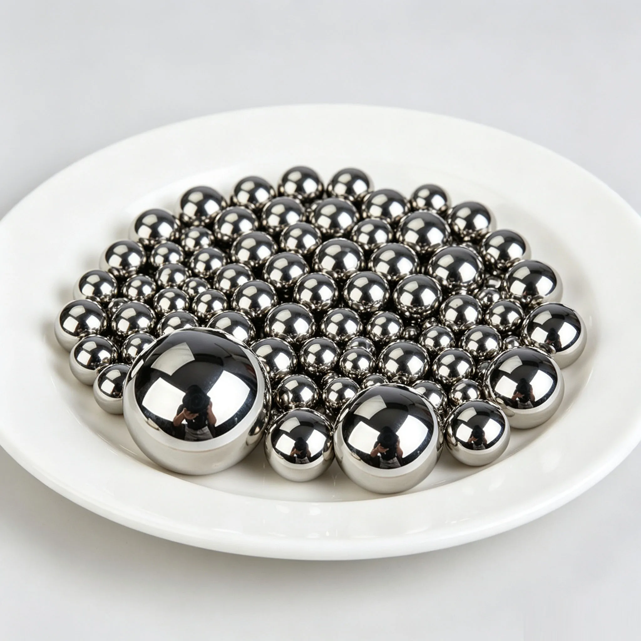500g/1000g Electroplated Bright Finish Steel Balls 4-15mm 500pcs/200pcs Bearing Steel for Hardware Grinding & Counterweight