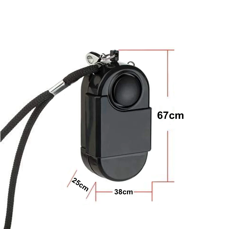 1Pcs PIR Motion Sensor Detector Camping Protection Self Defense Travel Anti-theft Personal Security Alarm Travel Infrare