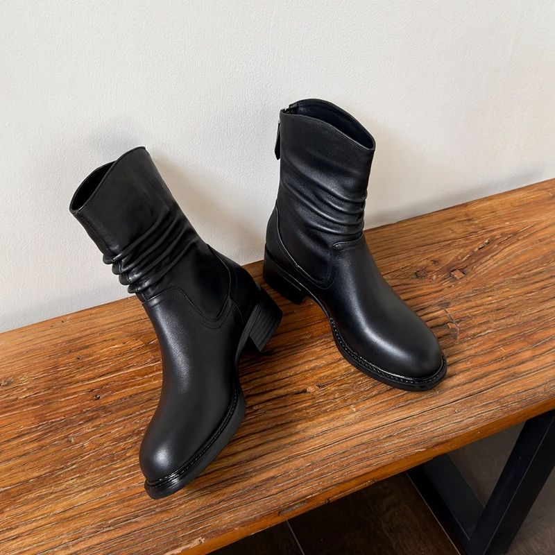 Street Fashion Rome - Botas de Invierno de Estilo Nuevo,