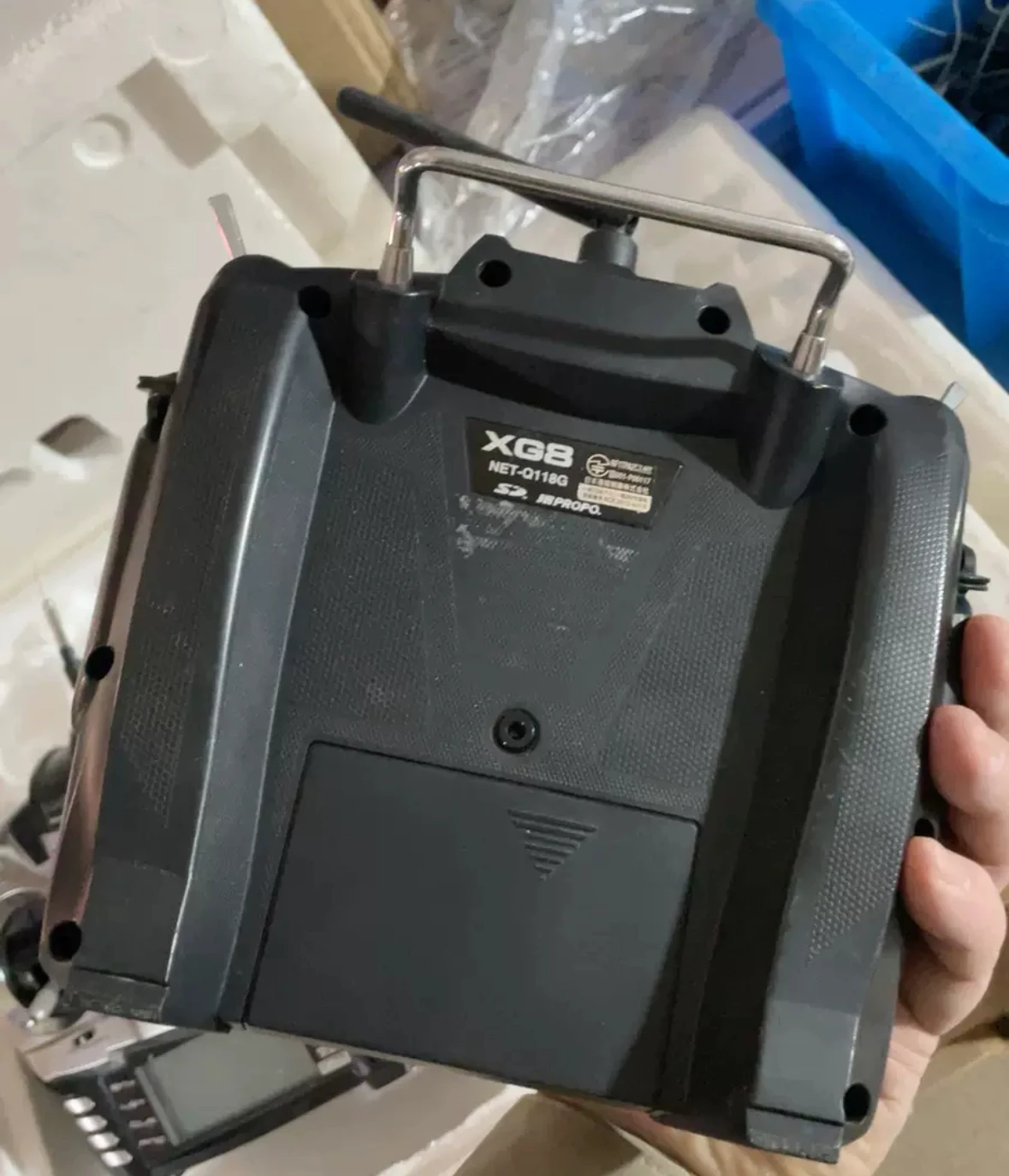 جهاز إرسال JR XG8 8-Ch DMSS جديد بنسبة 85% فقط 2.4 جيجا هرتز نظام تحكم راديو DMSS JRP00658TX TRG-S #3