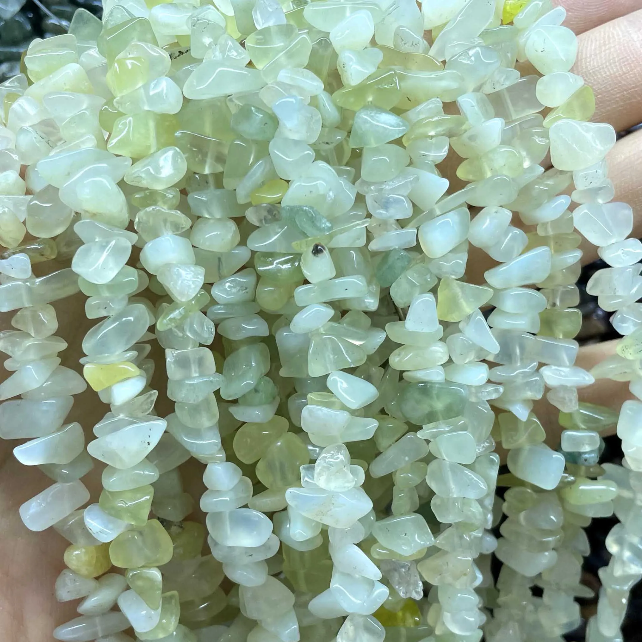 Naturstein unregelmäßige Freiform Aventurin Achate Amazonit Jades Chip Kies Spacer Perlen für Schmuck herstellung DIY Zubehör – Detail 15