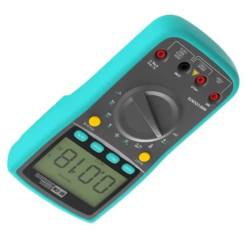 HRBAJ-RF4 RF-17N Professional Instrument LCD Backlight Display Data Hold NCV AC/DC Digital Multimeter Multi-Function