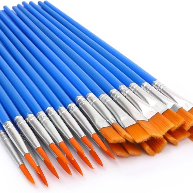 200 Pcs Acrylic Paint Brushes Pointed Tip Brush Artist Brush Watercolor Brushes