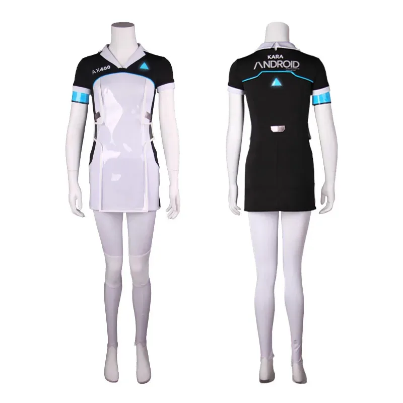 2025 New Game Detroit: Become Human Connor KARA Code AX400 Agent Outfit Girls Unifrom Cosplay Costume fo ❤ ❤ $zz