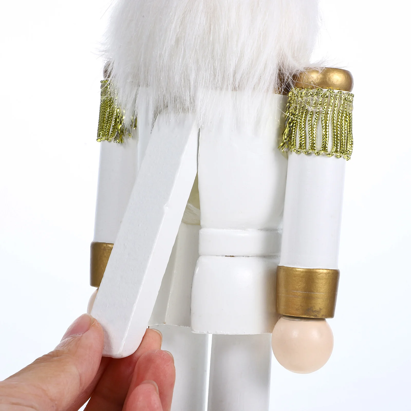 

Christmas King Soldier Nutcracker Wooden Desktop Statue Xmas Decor Holiday Decoration Christmas Nutcracker Ornament