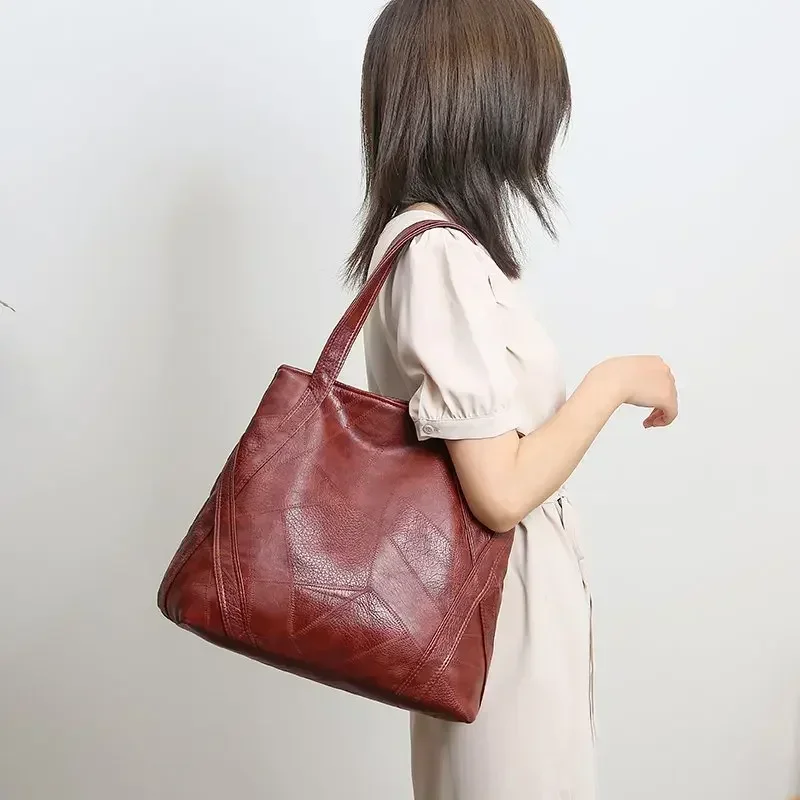 New Fashion Interior Zipper Shoulder Bags Casual Soft 2024 High Quality Bags for Women Casual Fashion New Style Free Shipping