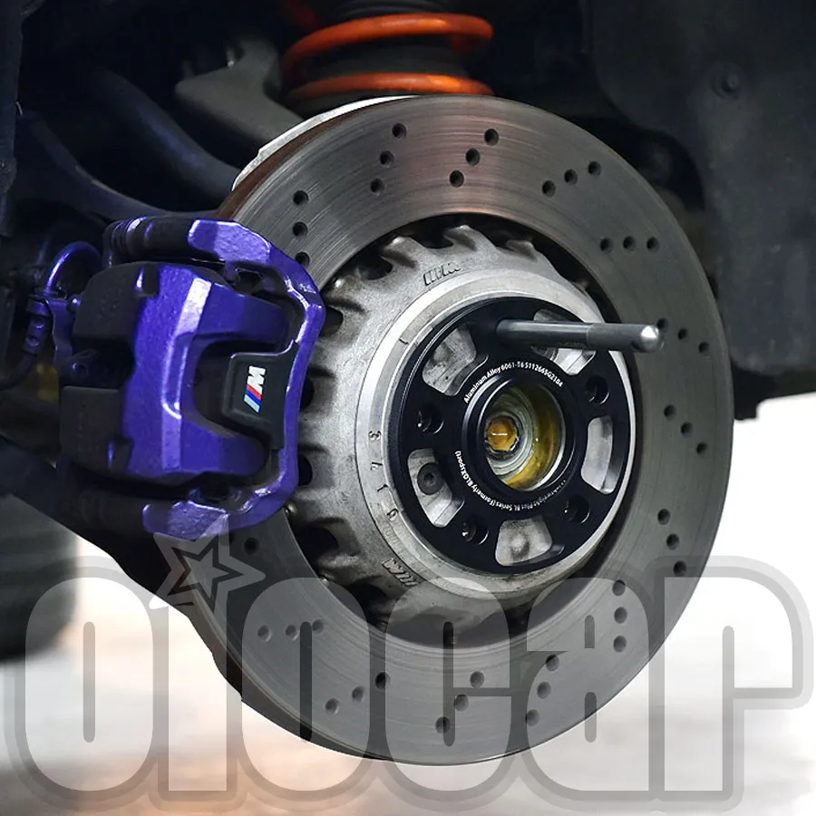 oiomotors Aluminum 5x112 Wheel Spacers Kit with Lug (Set Of 2PCS) for BMW G Series G87 M2 G80 M3 G82 M4 F90 M5 F97 X3M G20 G42