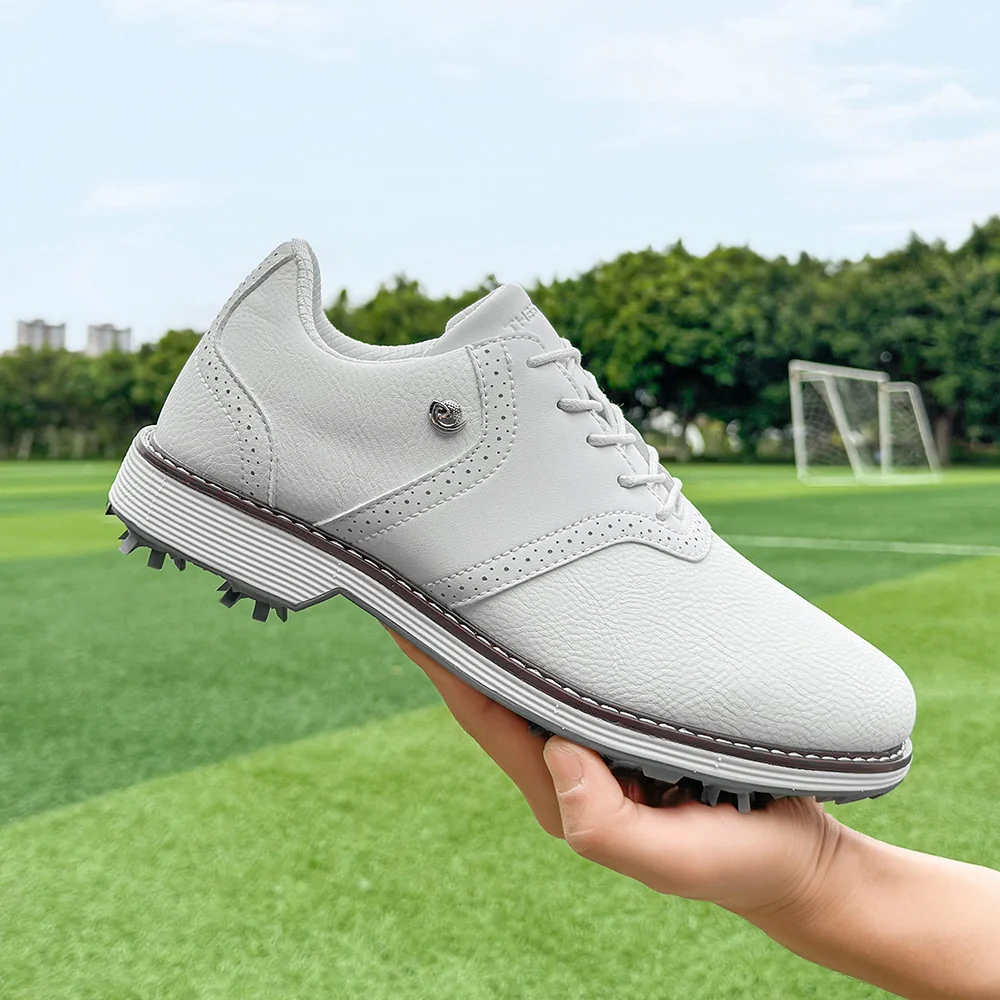 Odborný golf boty pohodlné nositelná golf tvoření boty pánská spikeless golf boty outdoorové cestička boty