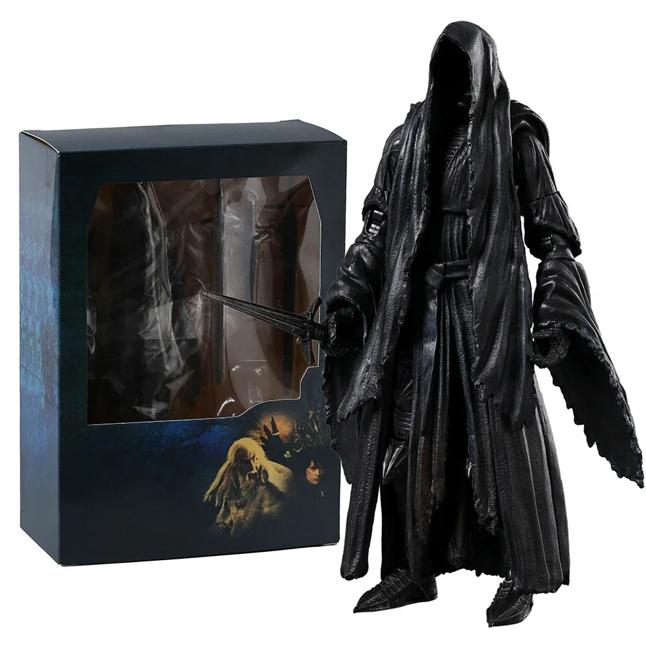 Nazgul Ringwraith Deluxe PVC Action Figure Toy Figurine Collectible Model Doll with Sauron Parts