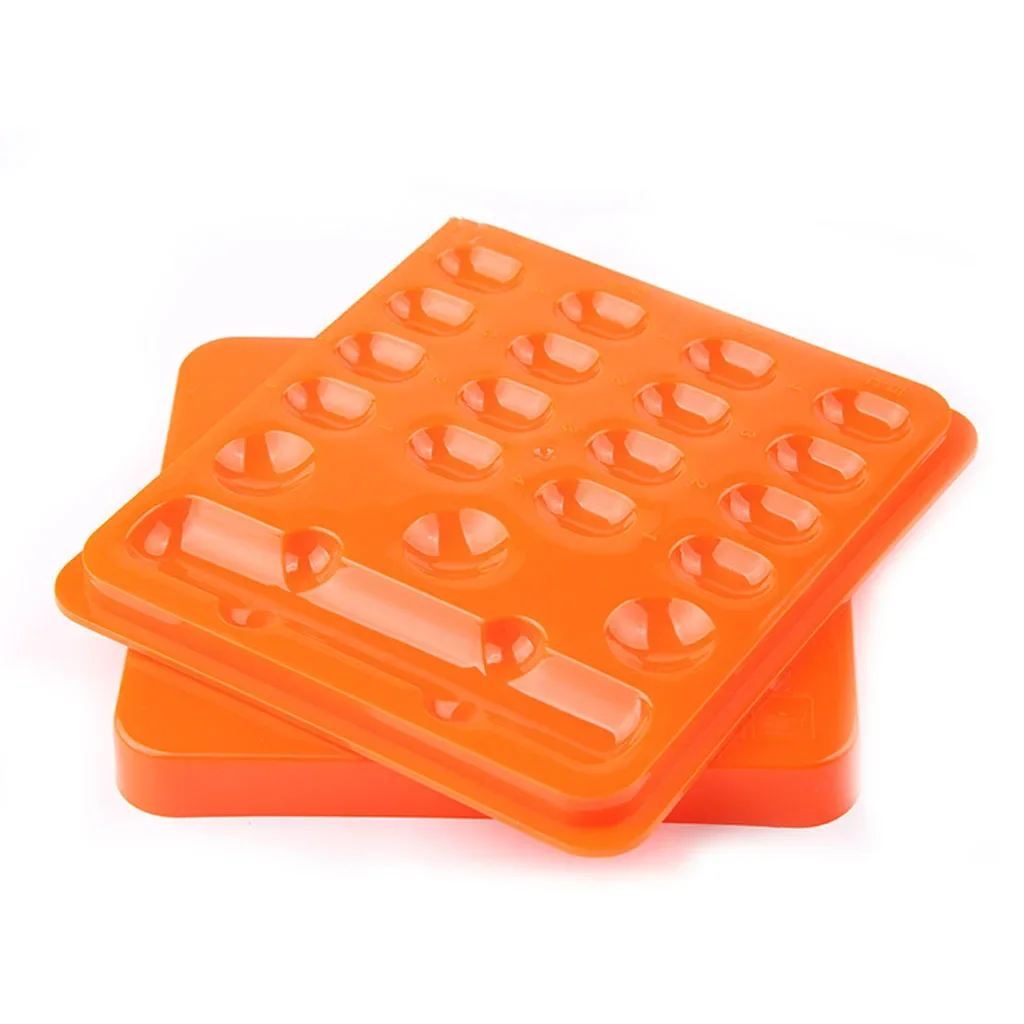 1Pcs Orange Box Storage Cover Large Dental Mix Composite Light Hood Resin Shading Protector