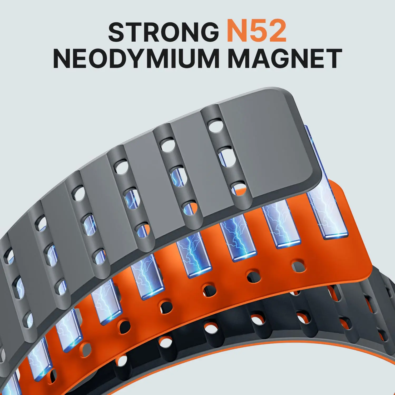 삼성 갤럭시 워치 8 40mm 44mm용 마그네틱 루프 밴드 실리콘 스포츠 스트랩 워치 8 클래식용 간격 없는 곡선형 끝 브레이슬릿