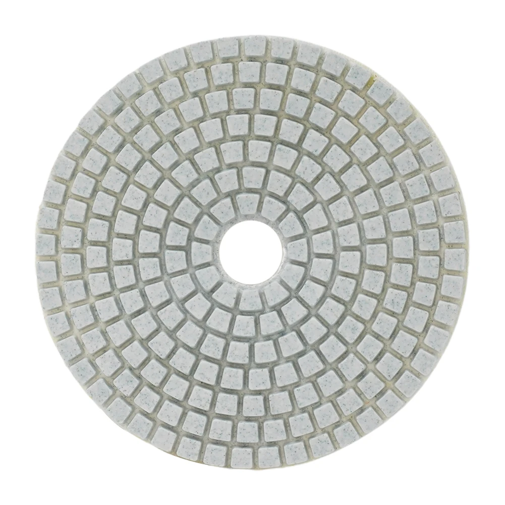 Pad polerski 4 cale/100 mm do polerowania na mokro/sucho granitu, betonu, marmuru, szkła, kamienia, szlifowania, gradacja 30-10000, losowy kolor