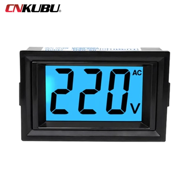 D50-20 AC Voltmeter 220V380V Digital Display Head for Voltage Regulator Replace 91L18 Pointer Meter LCD