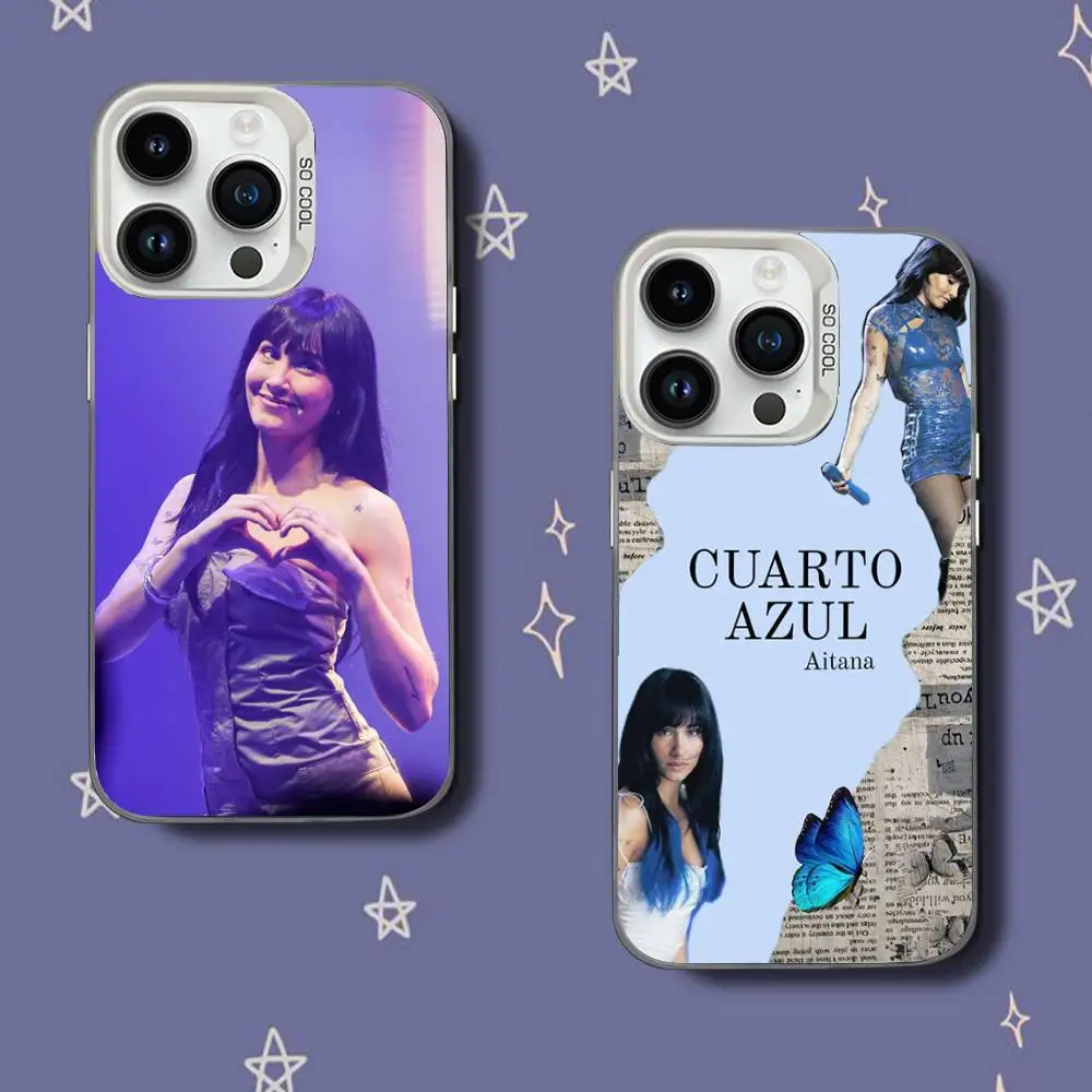حافظة هاتف AitanaS C-CUARTO A-AZUL-es لهاتف iPhone 17,16,15,14,13,12,11,Pro,XS,Max,Plus,Mini,SE غطاء مقاوم للصدمات من الحلوى البيضاء غير اللامعة
