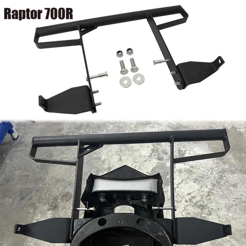 Czarny aluminiowy szeroki tylny uchwyt zderzakowy do ATV Yamaha Raptor 700R 700 raptor 2006-2019 2020 2021 YFM700