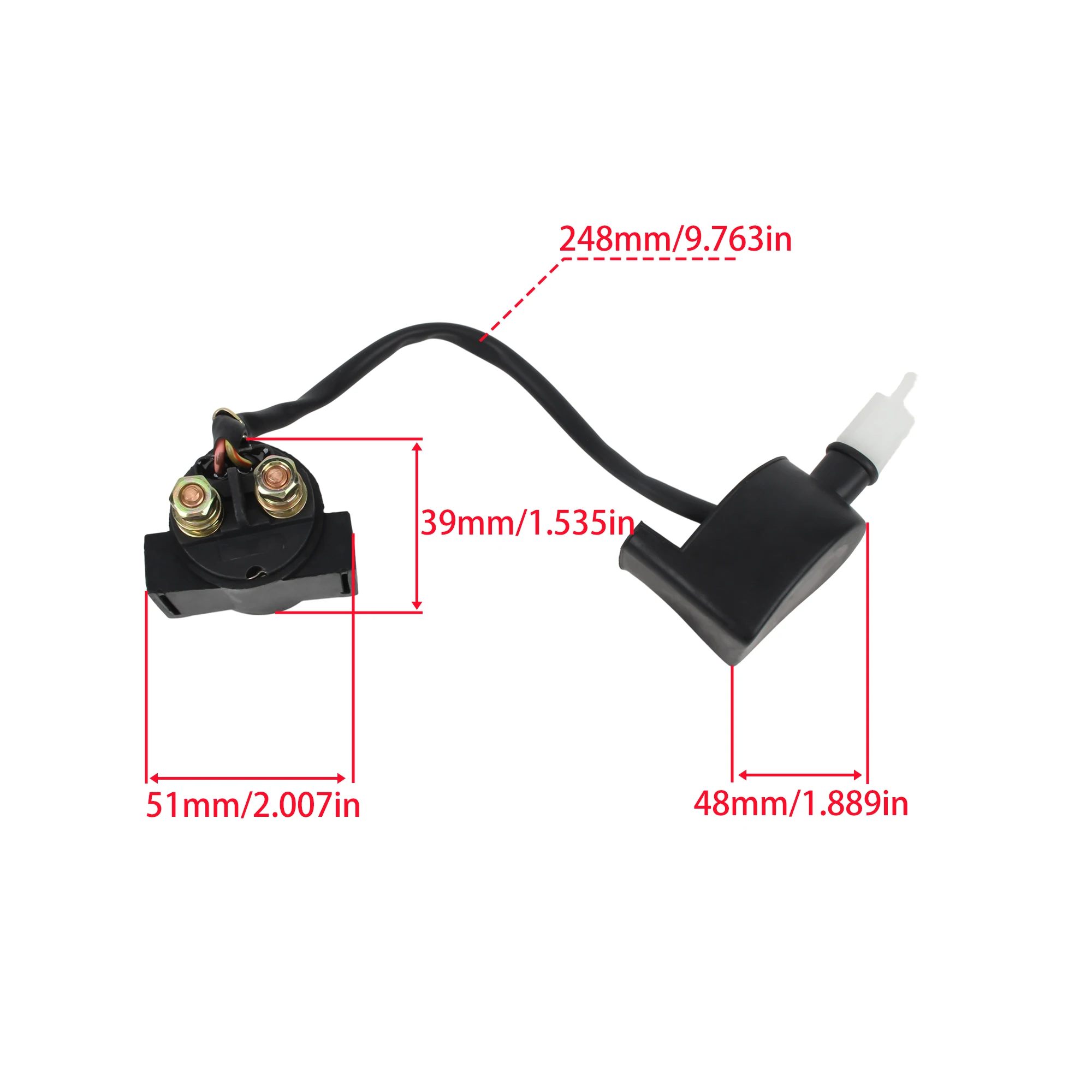 Motorcycle Solenoid Starter Relay For GY6 50cc 70cc 90cc 110cc 125cc 150cc 200cc 250cc ATV Go Kart Scooter Motorbike Accessories
