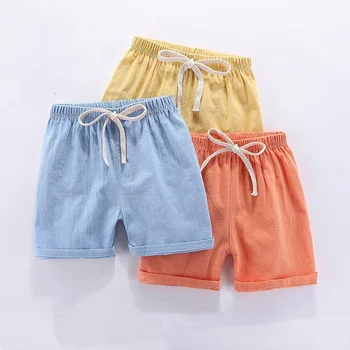 Kids Cotton Linen Shorts 1