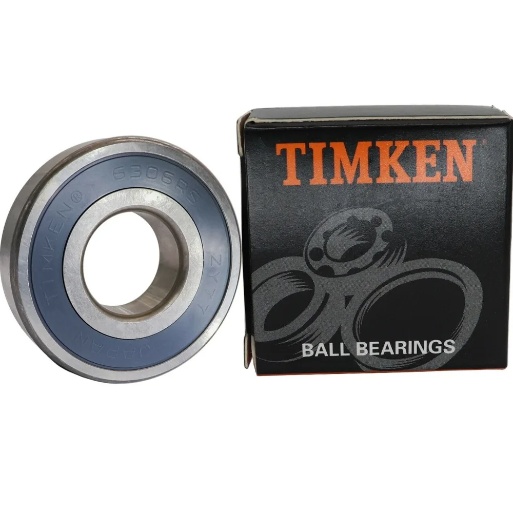 USA TIMKEN 6306-2RS 30X72X19MM Double Rubber Seal Ball Bearings