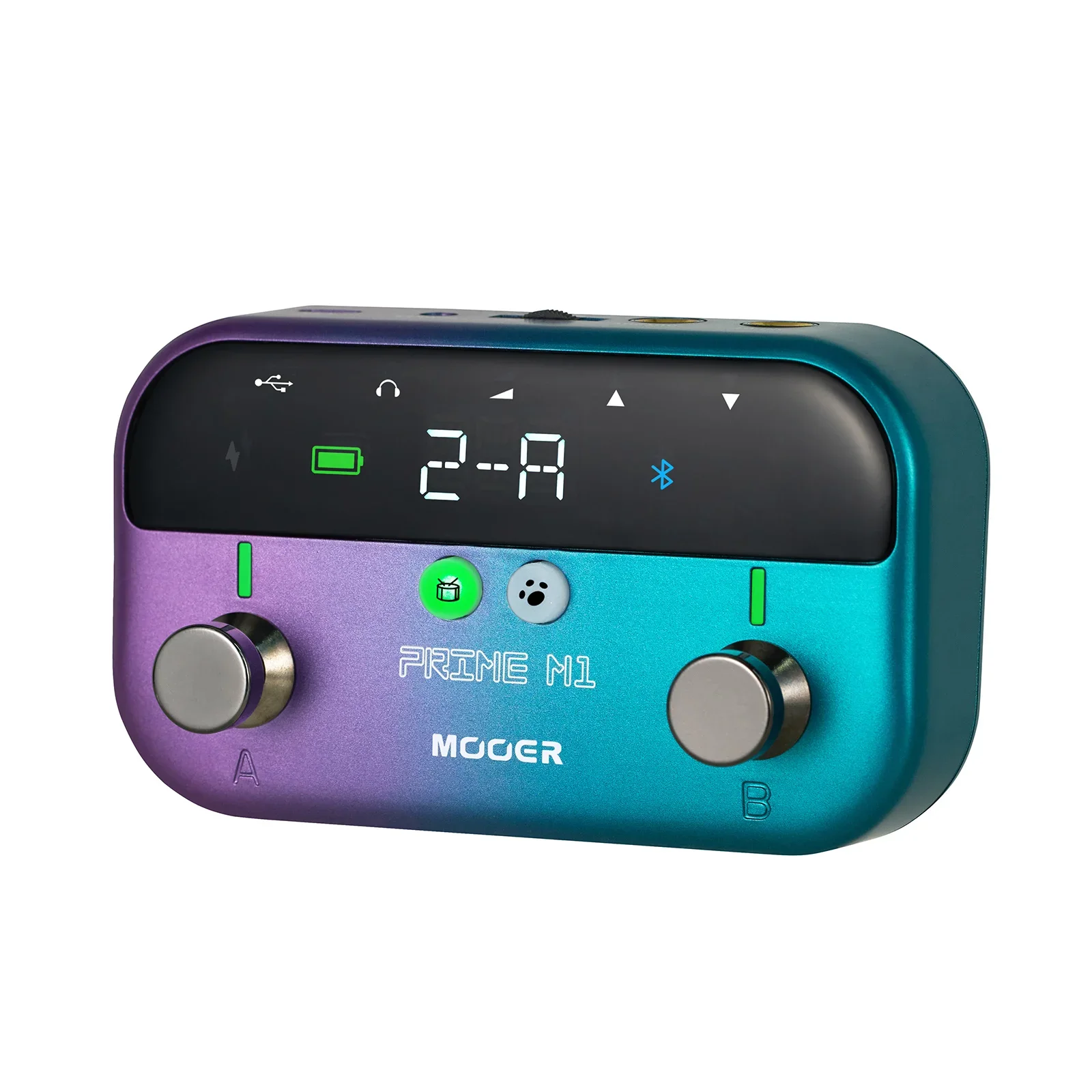 Mooer M1 Solo Performer's Toolkit One-Man Band Pedal- Guitar/bass Fx + Drum Machine + Synced Looper، تطبيق Bluetooth #5