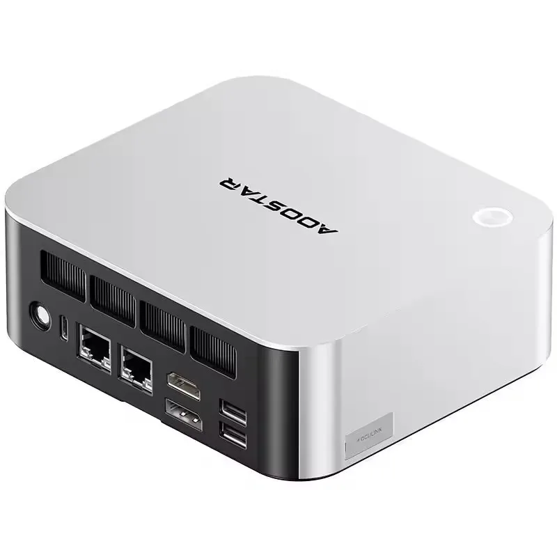 AOOSTAR MACO Mini PC AMD Ryzen 7 H255 Mini PC Windows 11 WiFi 6 USB4 PC para juegos DDR5 5600MHz compatible con 4 pantallas 4K/8K ordenador