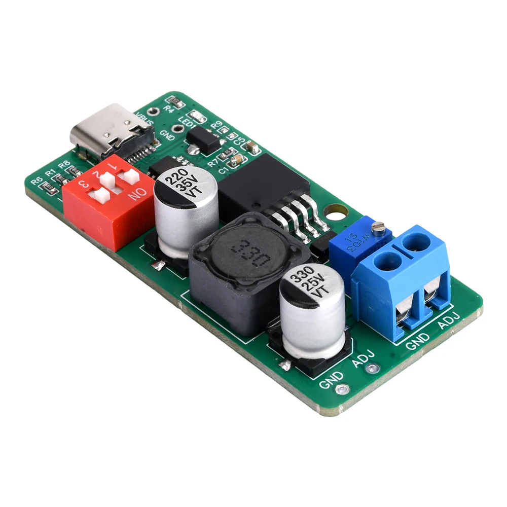 DC1.8V~18V PD Deceiver Adjustable Power Module Fast Charging Trigger Support PD3.0/2.0 Type-C Interface