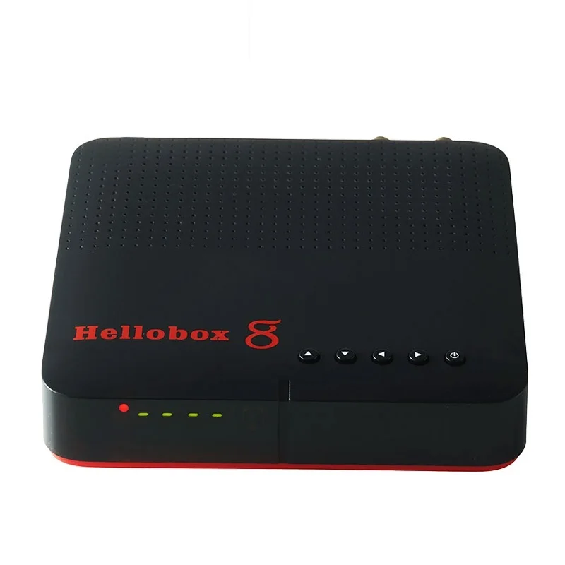 Bon 8 récepteurs Satellite DVB-T2 DVB S2 Combo TV Box Tuner Support TV Play sur téléphone récepteur TV Satellite DVB S2X H.265