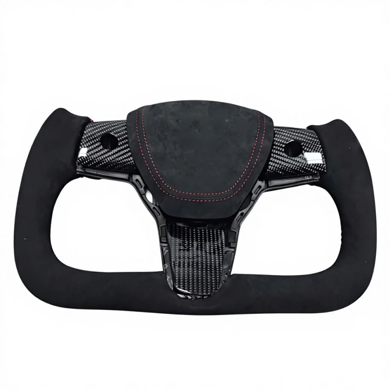 High Quality Carbon Fiber Steering Wheel for  Model 3 Y with Heated Function LED Display