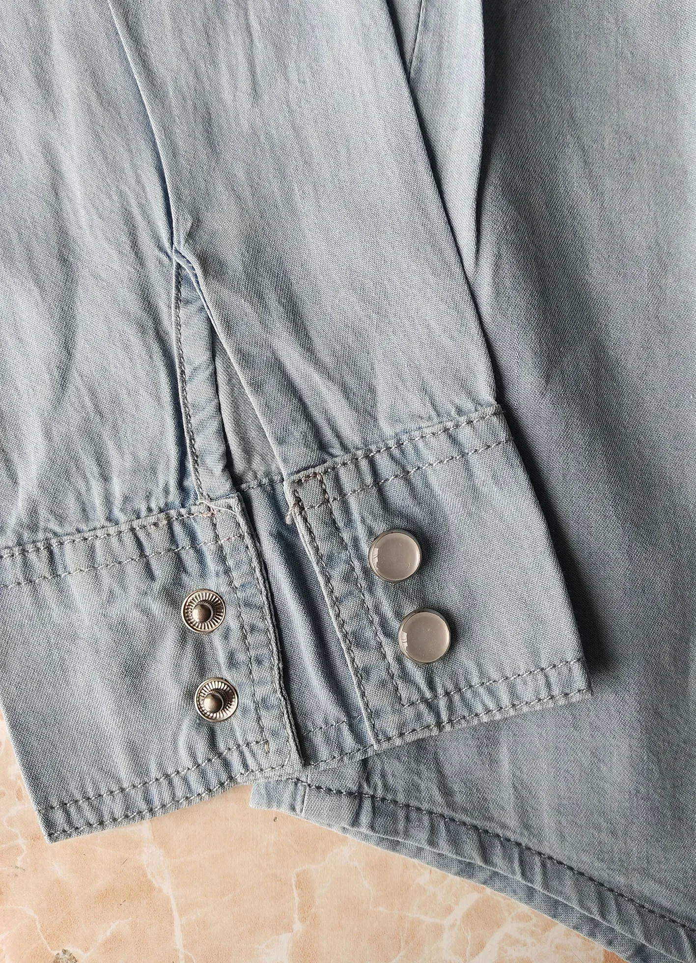 بلوزة نسائية من قماش الدنيم بأكمام طويلة ملابس ربيعية قميص أزرق ذو طية صدر السترة Blusas Mujer De Moda