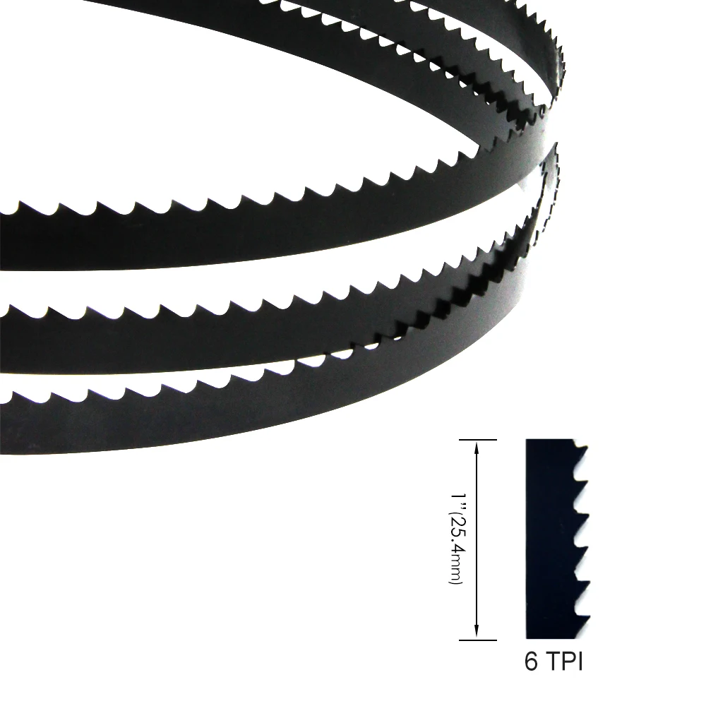 TASP 1 Buah 2240X12.7X0.5Mm Bandsaw Blade 6 TPI Band Saw Blades Alat Pertukangan untuk Makita LB1200F