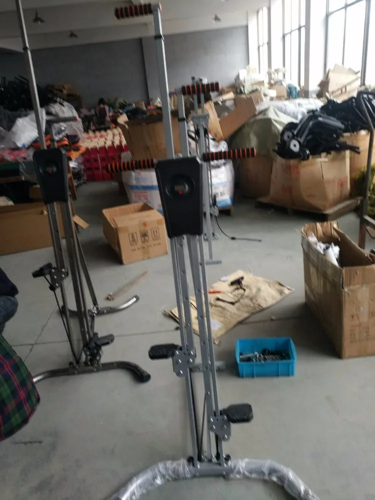 جهاز تمرين متسلق عمودي للمنزل وصالة الألعاب الرياضية، جهاز كارديو للجسم بالكامل #4