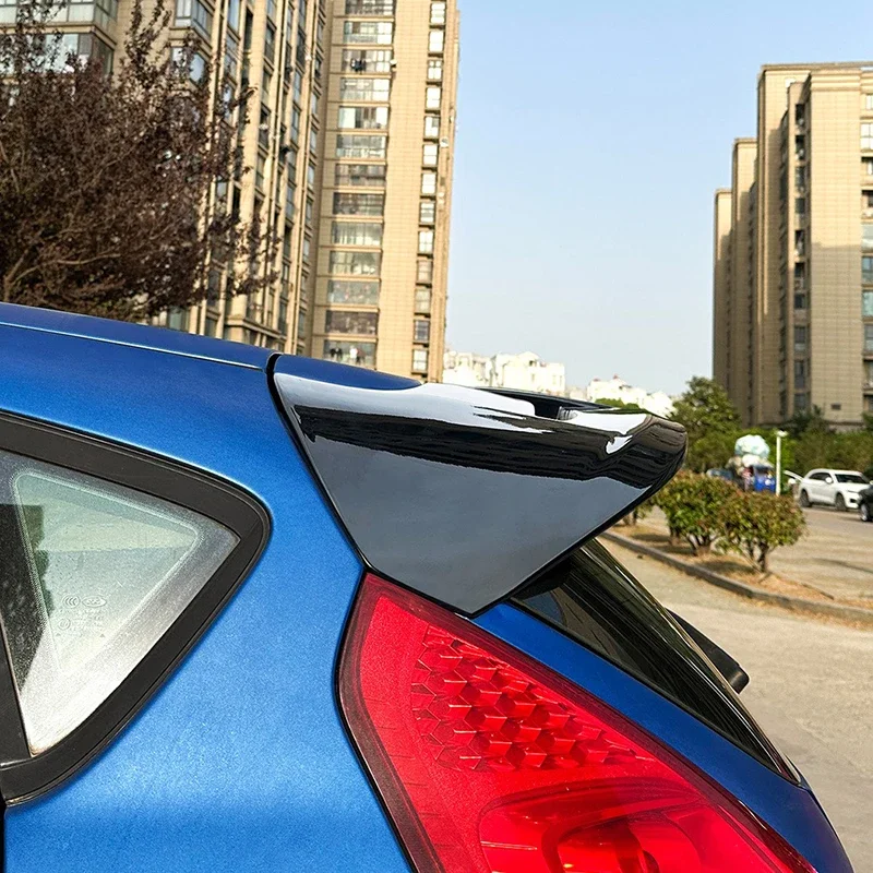 Car Rear Trunk Roof Top Wing for Ford Fiesta MK6 MK7 2008-2017 ST Style Tail Spoilers Boot Auto Parts Body Kits Accessories view 4