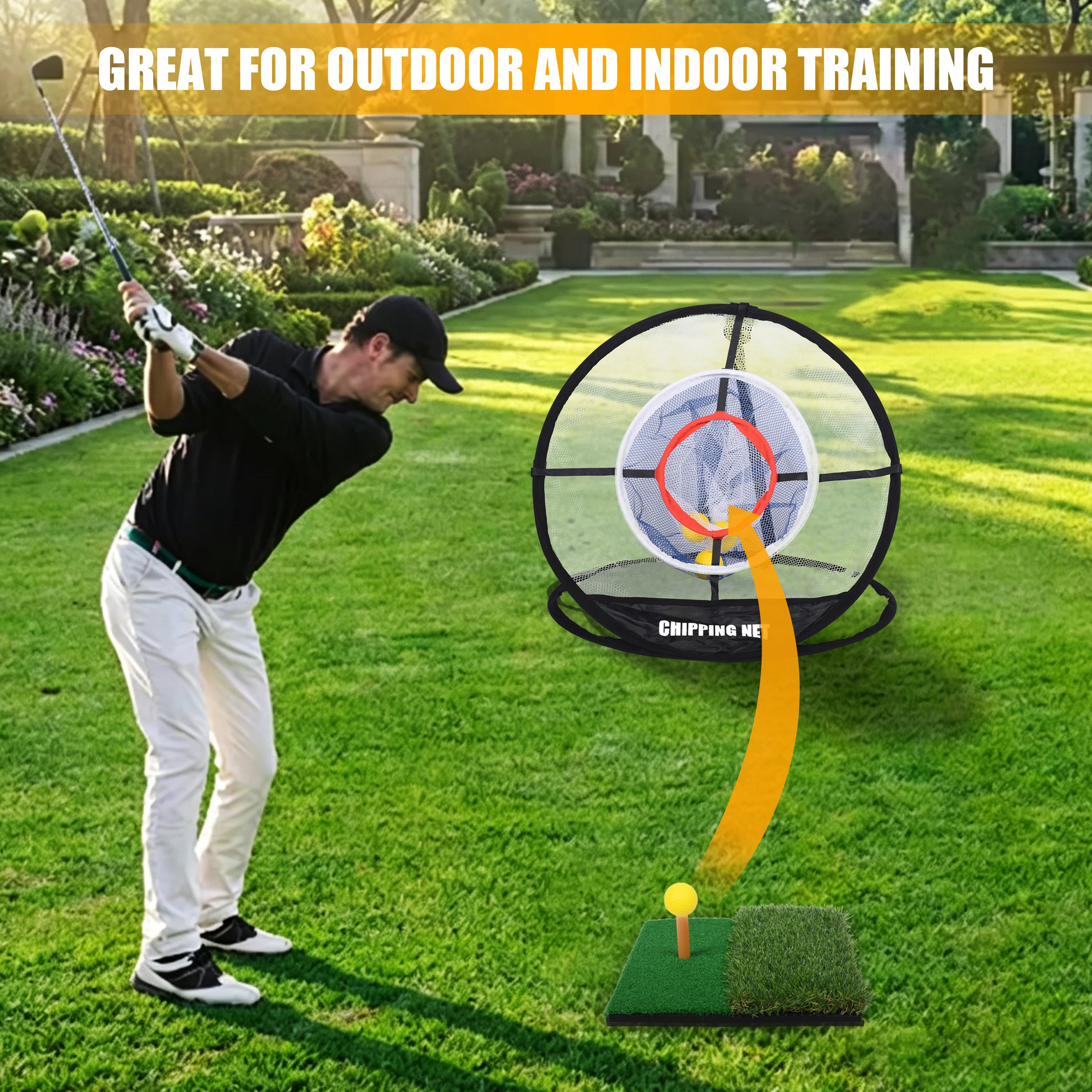 Golf Chipping Net Pop Up Pract - Golf Equipment Indoor 评论和价格