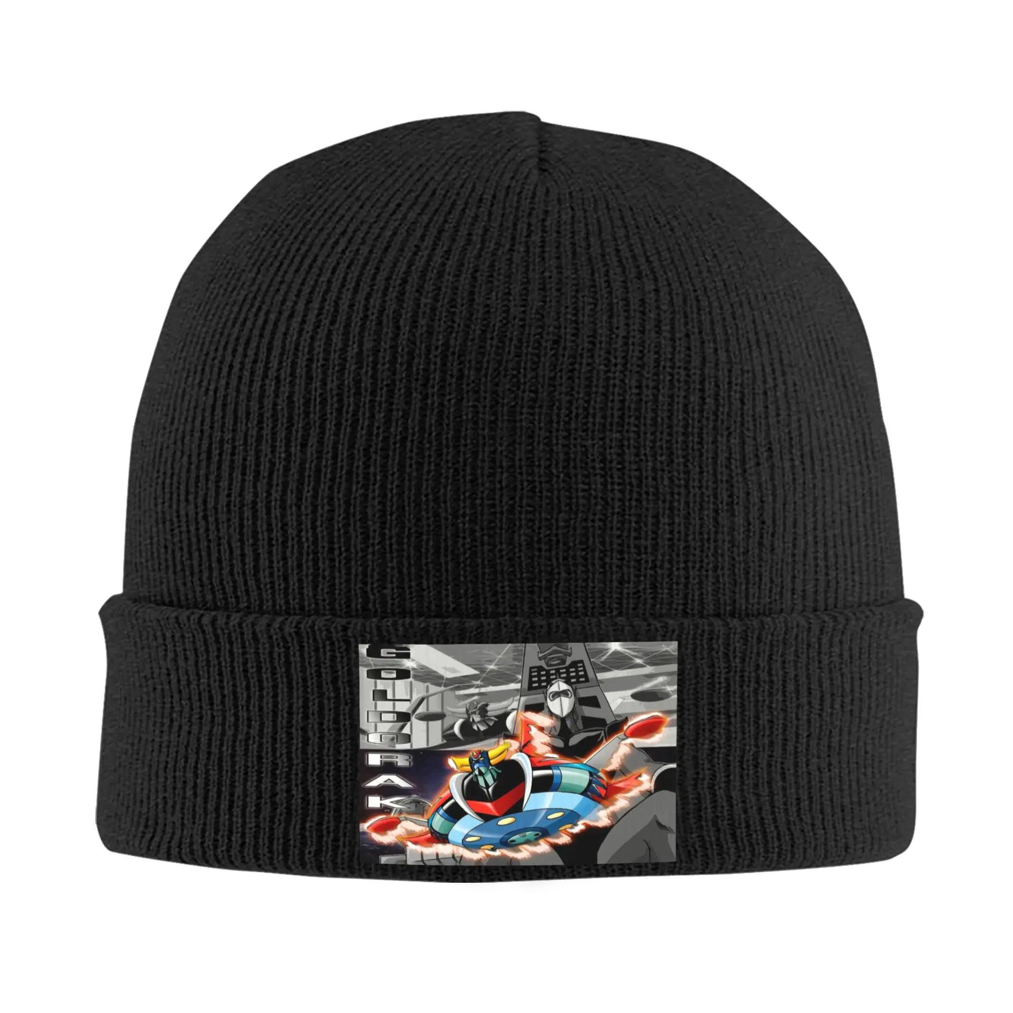 Mazinger Z Anime Skullies Beanies Caps Unisex Outdoor Winter Warm Knitting Hat Adult UFO Robot Grendizer Goldorak Bonnet Hats