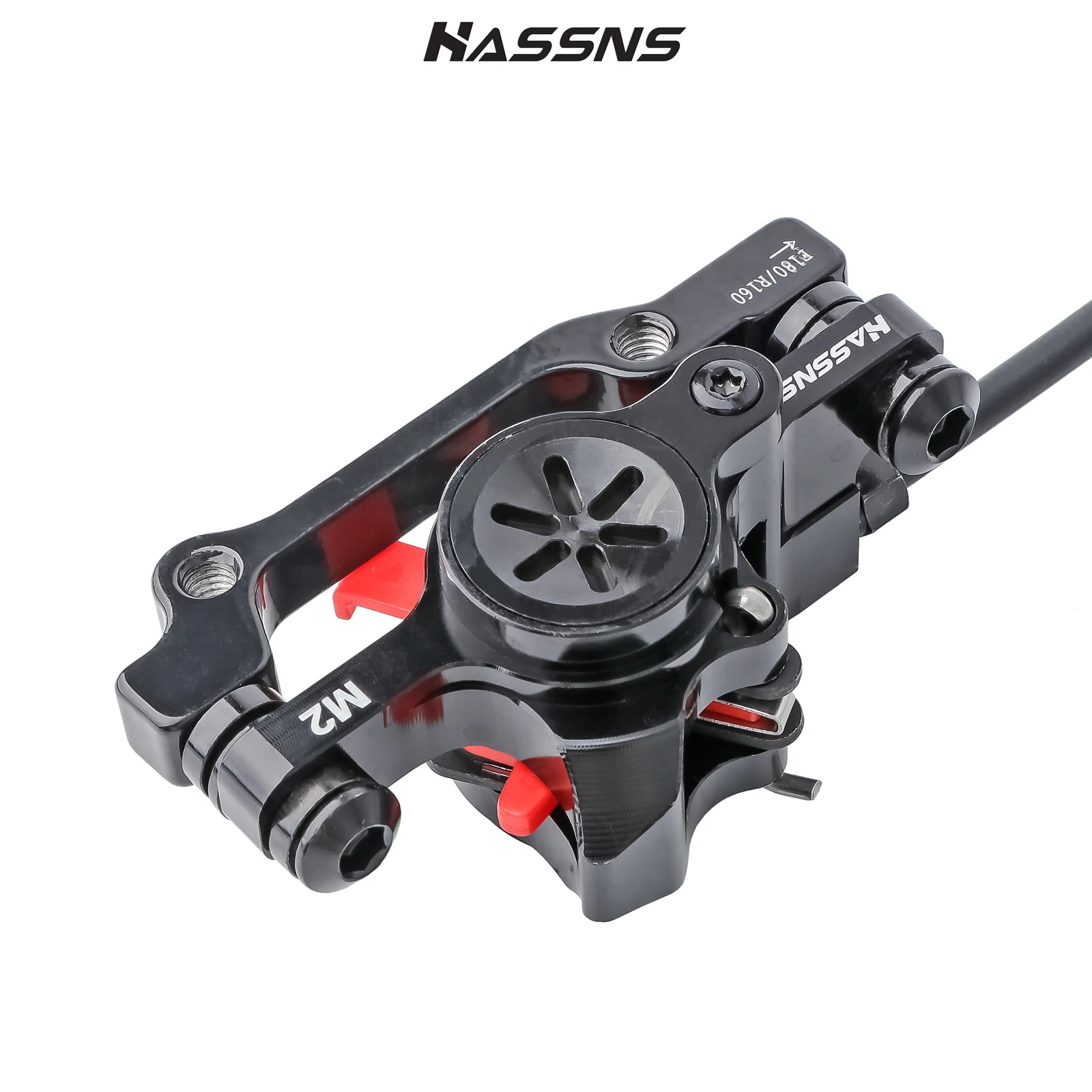 HASSNS M2 Hydraulic Brakes Mtb Power Off Oil Brake 2 Pistons Bicycle Hydraulic Brakes 800/1450 Mountain Bike With Discs 160mm